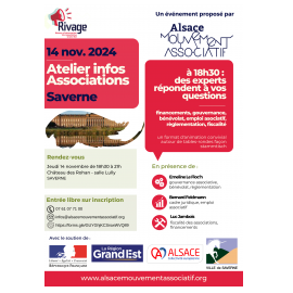 Ateliers infos à Saverne