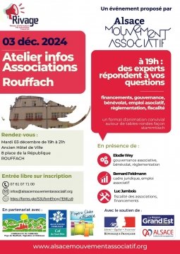 Ateliers infos à Rouffach